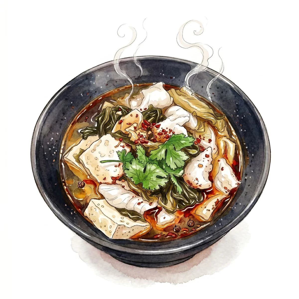 S9. Scharfe Tofu-Nudeln